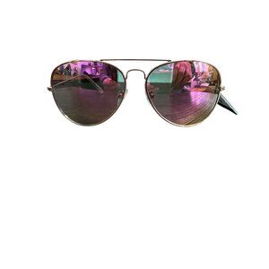 Foster Grant Surge Aviator-Style Sunglasses With MaxBlock Lens Protection Rose G